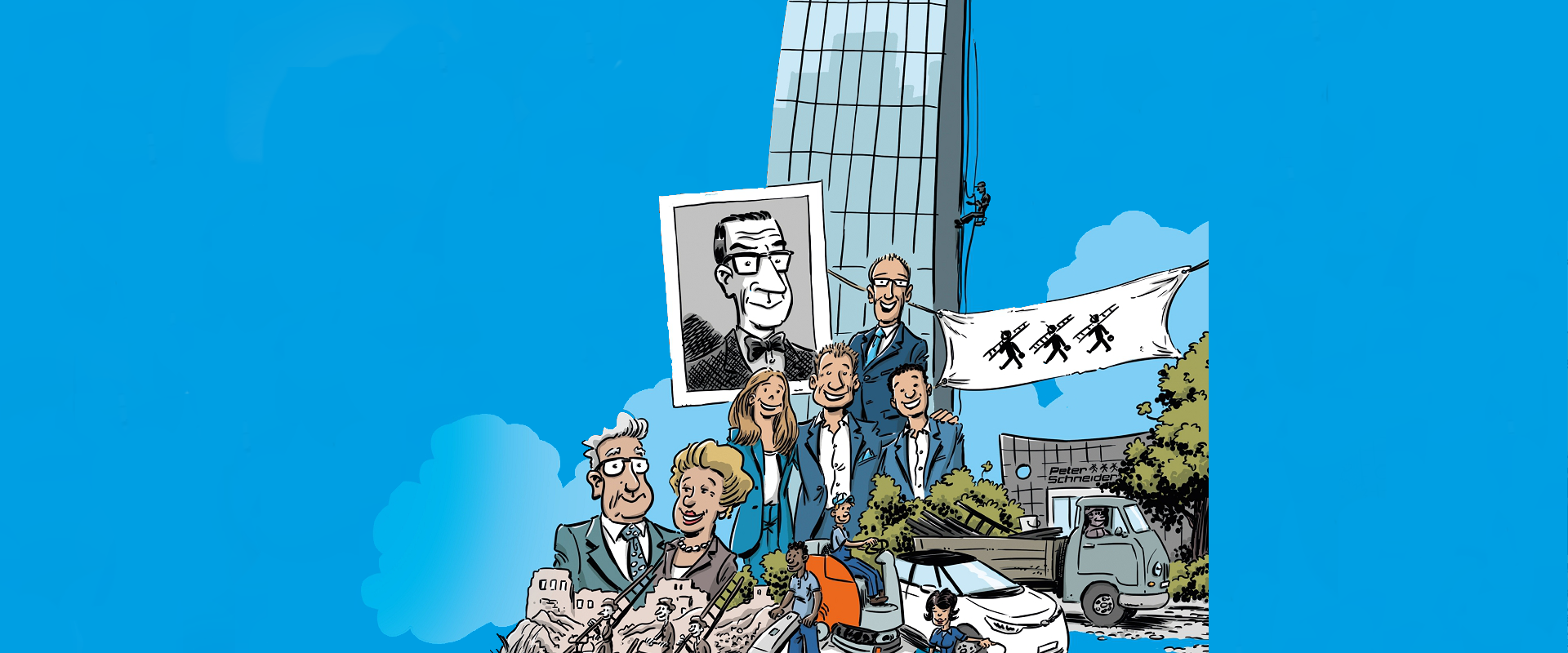 Unser Peter Schneider Comic